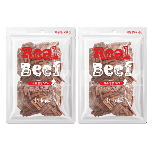 인네이처 리얼 치킨 사사미 1kg, 비프, 2개