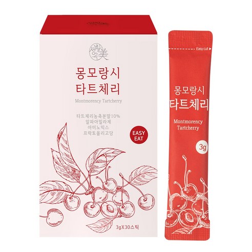 생활속미 몽모랑시 타트체리 효소 3g, 1개 맛있게 먹은 솔직 후기 썸네일