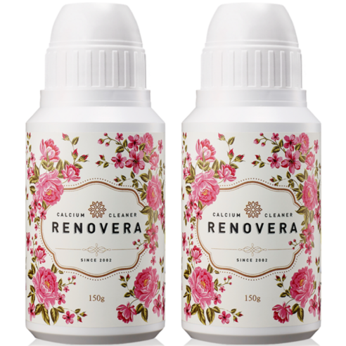 리노베라 칼슘 파우더 장미 과일 세정제, 150g, 2개