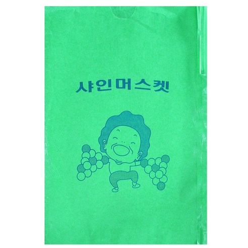 핀부착 과수봉지 샤인머스켓 청포도 씌우기, 100개