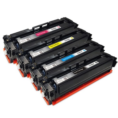 모노테크 HP CF400A CF400X 호환토너 세트, CF400A  표준용량/4색, 1세트