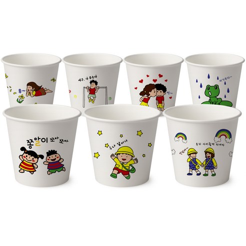 아이들 예쁜 캐릭터 종이컵 180ml 실사용 후기 | 효과 있을까? 썸네일