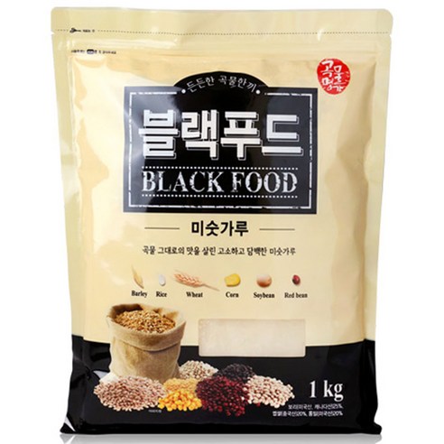 곡물명가 블랙푸드 미숫가루 1kg 1kg, 2개 솔직 후기 | 실사용자 리뷰 분석 썸네일