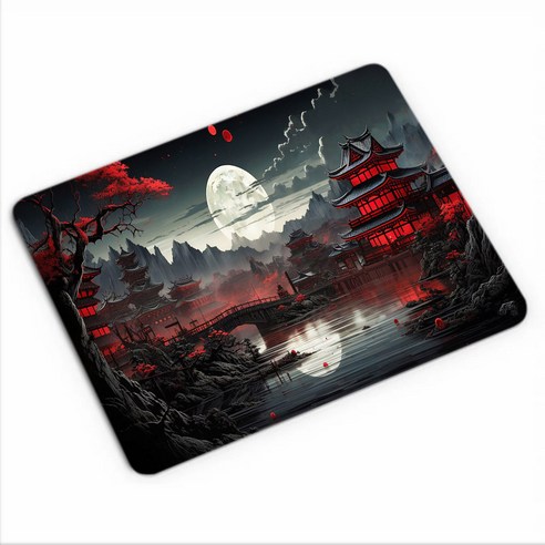 풍경 키보드 마우스 패드 마우스패드장패드, 13 회색 250x290X2MM