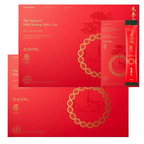고농축 산삼진액 천삼정 산삼비책원 더 레드, 2박스, 600ml