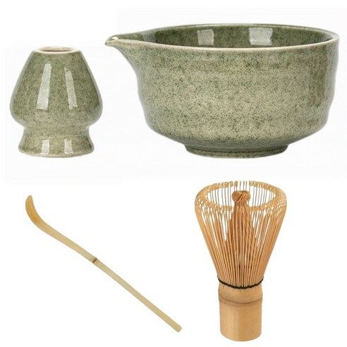 AOHAO Matcha whisk 말차도구 2/4/7 PCS 세트 차선, 그린4pcs, 1세트