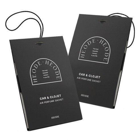 헤오드 퍼퓸&탈취 방향제 에어 프레셔너 30g, 2개, 블랙체리마일드