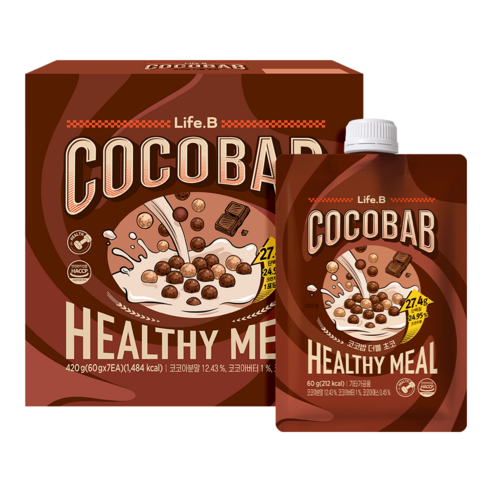 코코밥 더블 초코 60g X 7개입 COCOBAB, 1개, 420g