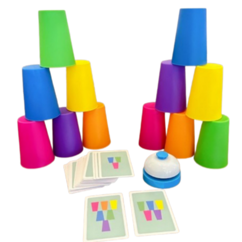 미리모아 집중력 순발력 스피드 컵쌓기 게임, 1개