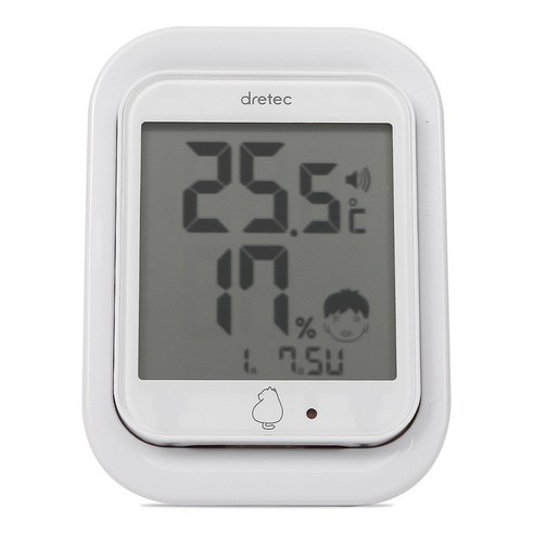 드레텍 온습도계 O-293, 화이트, 1개
