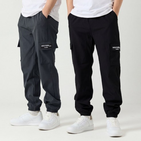 오로꼬 1+1 남자 밴딩 플렉스 조거팬츠 카고