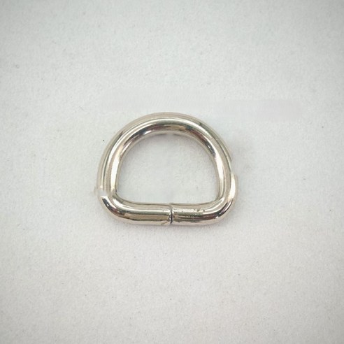 가방부자재 D링 연결고리 내경13mm 내부높이10mm 10ps, 10개, 밝은은색