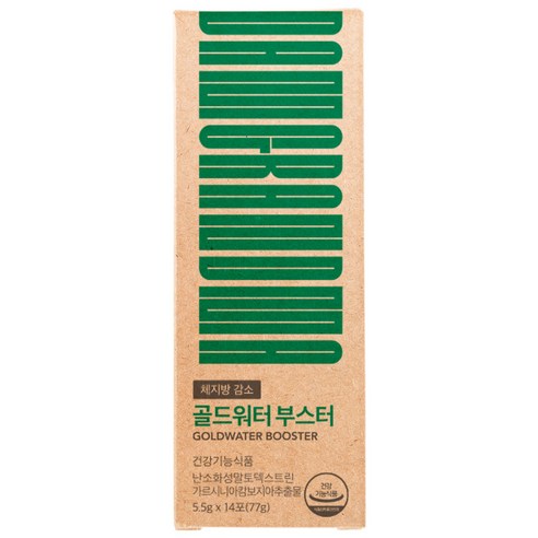청담할머니 골드워터 부스터 단기간 식수 다이어트 보조제 1BOX 1주분 14개입, 2개, 70g