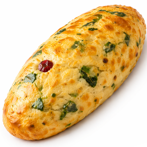 [라붐팩토리] 담백하고 건강한 시금치 치아바타, 130g