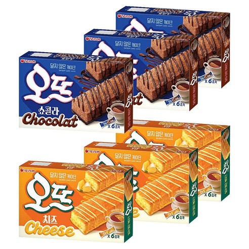 오리온 오뜨 쇼콜라 150g+오뜨 치즈 144g, 3세트