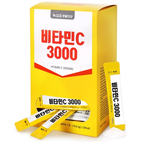 [녹십초] 비타민C 3000 / 먹기좋은 레몬향, 310g, 4박스
