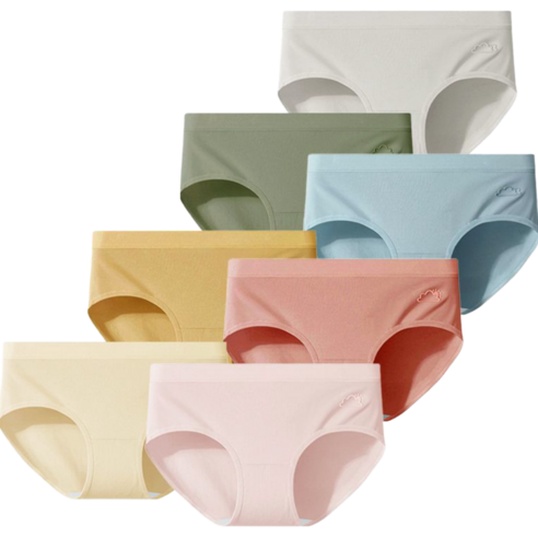 리브안 편안한 주니어 삼각 팬티 면스판 7종 세트