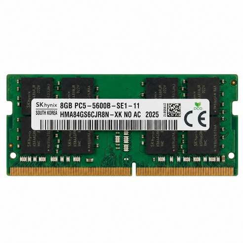 SK 하이닉스 노트북용 DDR5 램 메모리 SODIMM, 1개, 8GB 5600MHz (PC5-44800)