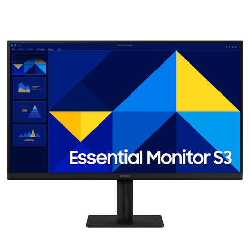 삼성전자 모니터 S24C310 24인치 LED 베젤리스 광시야각 IPS 75Hz +HDMI케이블 포함, 60.4cm, LS24C310EAKXKR