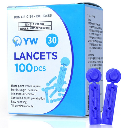 바로잰 일회용 멸균 수동 채혈침 30G 100개입 [란셋], 1개