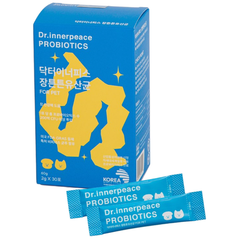 바잇미 반려동물 닥터 이너피스 영양제, 60g, 장건강/유산균, 1개