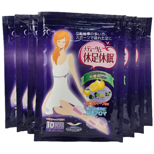 휴족 휴면 10매입 다리 붓기 쿨링 시트 휴식 시간 종아리 부종 다리 파스 발바닥 패치 다리 릴렉스 군인선물 여행필수템, 10매, 7개