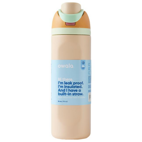 오왈라 프리십 인슐레이티드 텀블러 24oz, 1개, 710ml, 워터인더데저트