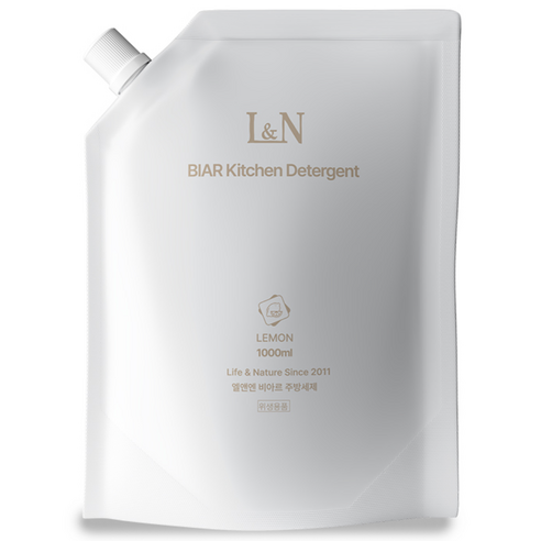L&N 비아르 주방세제 리필, 1개, 1000ml
