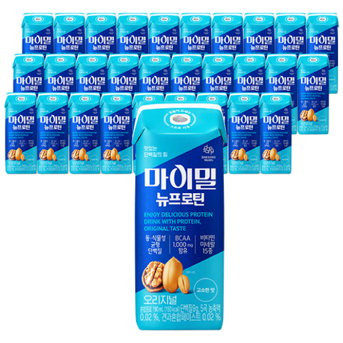 마이밀 뉴프로틴 드링크 오리지널 190ml, 30개 솔직 후기 | 실사용자 리뷰 분석 썸네일