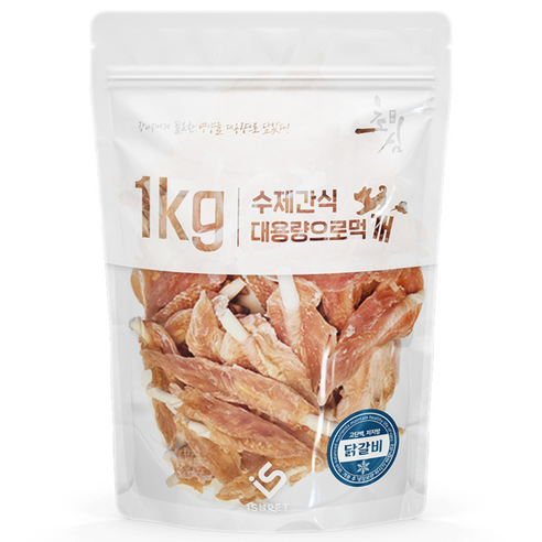 초심 대용량으로 먹개 수제 건조간식, 1개, 1kg, 닭갈비