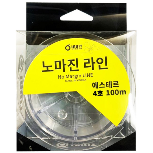 이누잇 노마진 에스테르 라인 100m 투명 한치 갑오징어 쇼크리더 자작채비 기둥줄, 1개