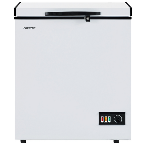 프리탑 미니 냉동고 가정용 음식물쓰레기 아이스크림 냉동고 업소용 150L, 화이트, FTO-F150WF