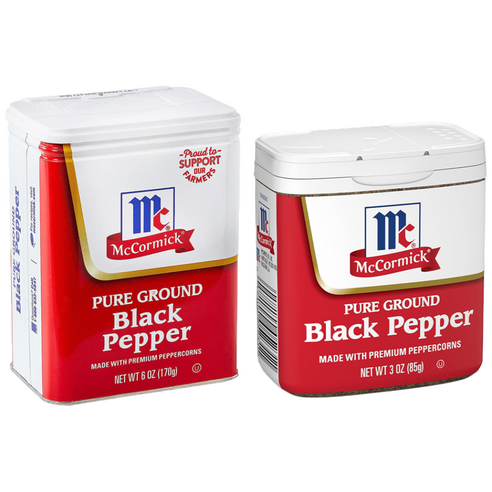 맥코믹 후추 블랙페퍼 85g /170g 단품 2개입, 170g, 1개