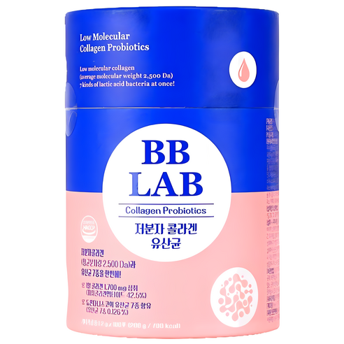 비비랩 저분자 콜라겐 유산균 100p, 200g, 1개