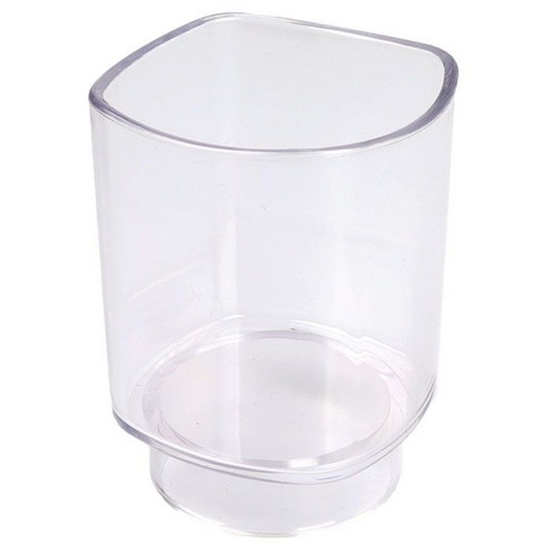 [1+1] 양치컵 욕실 컵 홀더 화장실 물컵, 투명, 1개