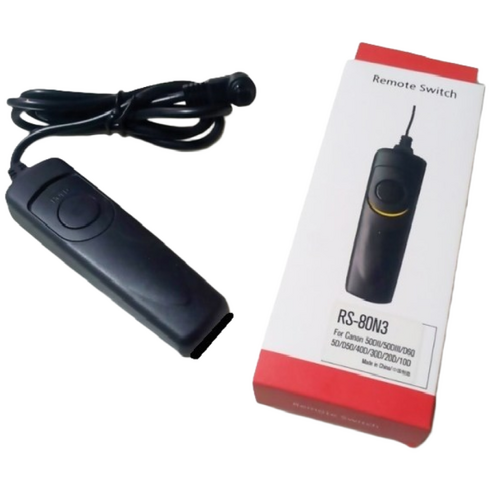 체리스팟 캐논 카메라 호환용 유선 릴리즈 RS-80N3 리모컨 D시리즈, 1개 1개