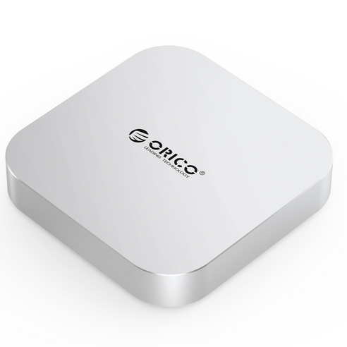 오리코 MiniMate 40Gbps 맥미니 외장 SSD 데스크탑 스토리지 M4PRO, 실버, 512GB