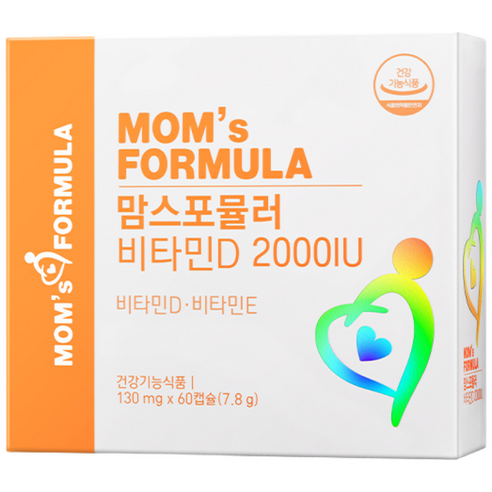 비타민D 2000IU 임산부 수유부 뼈건강 2개월분, 3개, 60회분