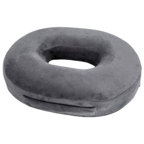 핫쏘잇 안닿는 600G 메모리폼 도넛 방석, 1개, 그레이