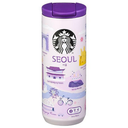 스타벅스 SS 안녕 서울 텀블러 355ml, 1개