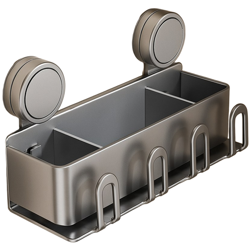 붙였다 떼었다 블라제스 강력 흡착 진공 칫솔 걸이, 4구, 1개