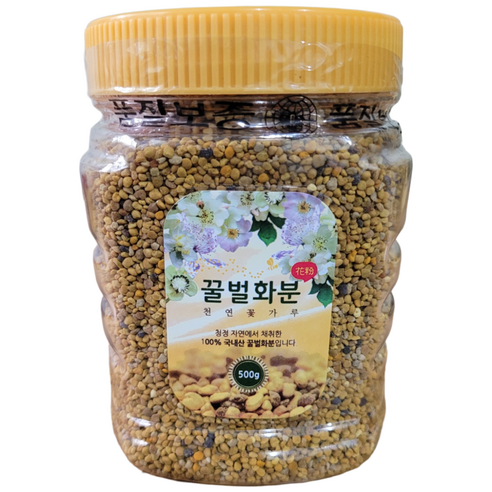 26년 햇 청정 평화의 댐 꿀벌 화분 500g 500g, 1개 실사용 후기 | 효과 있을까? - 상품 이미지 1