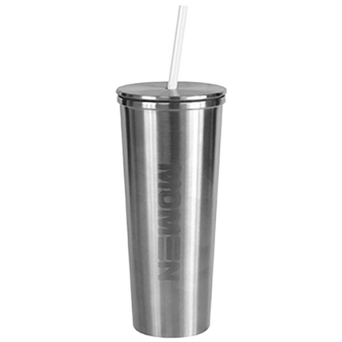 모멘 뉴씨엘 대용량 텀블러 700ml 이중진공 보냉 빨대 콜드컵 리유저블컵 벤티사이즈 에코트리카페, 실버, 1개