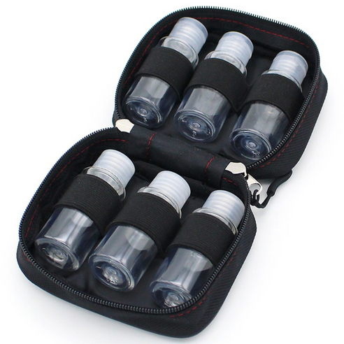 모루 미니 캠핑 양념통 세트 181223, 1세트, 수납가방 + 일반용기 30ml(3P) + 캡용기 30ml(3P)