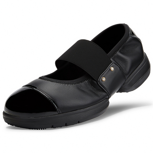 나르지오 양나비 블랙 여성 숙녀화 로퍼 플랫