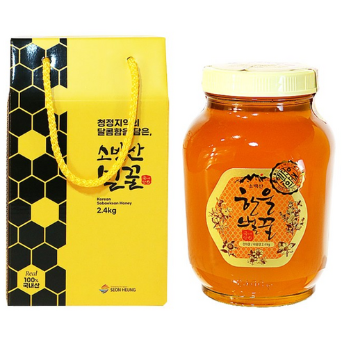 한울벌꿀 국내산 잡화꿀 2.4kg 사양벌꿀 선물포장 솔직 후기 | 실사용자 리뷰 분석 - 상품 이미지 1