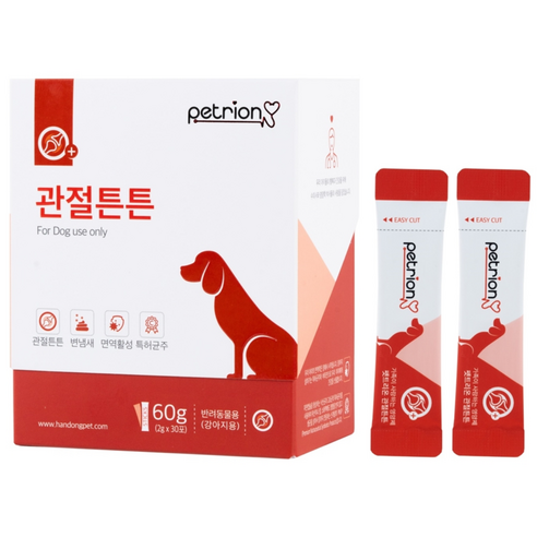 펫트리온 강아지 분말 영양제, 30회분, 관절+장건강, 1개