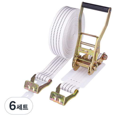 신명 자동바 세트 50mm 깔깔이바 라쳇바 화물바 고정바 주걱, 6세트
