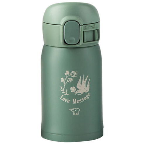 조지루시 원터치 미니 텀블러, 애쉬 그린(GZ), 240ml, 1개