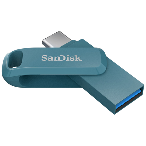 샌디스크 듀얼드라이브 고 Type C USB 네이비 블루 3SDDDC3, Navagio Blue, 256GB, 1개